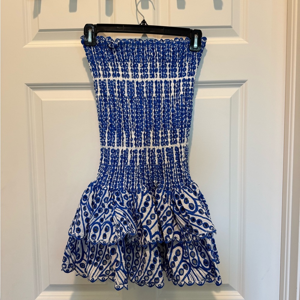 Blue Patterned Women's Skirt